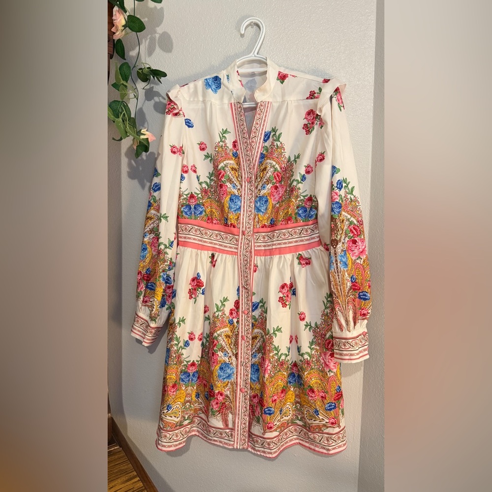 Floral Embroidered Dress